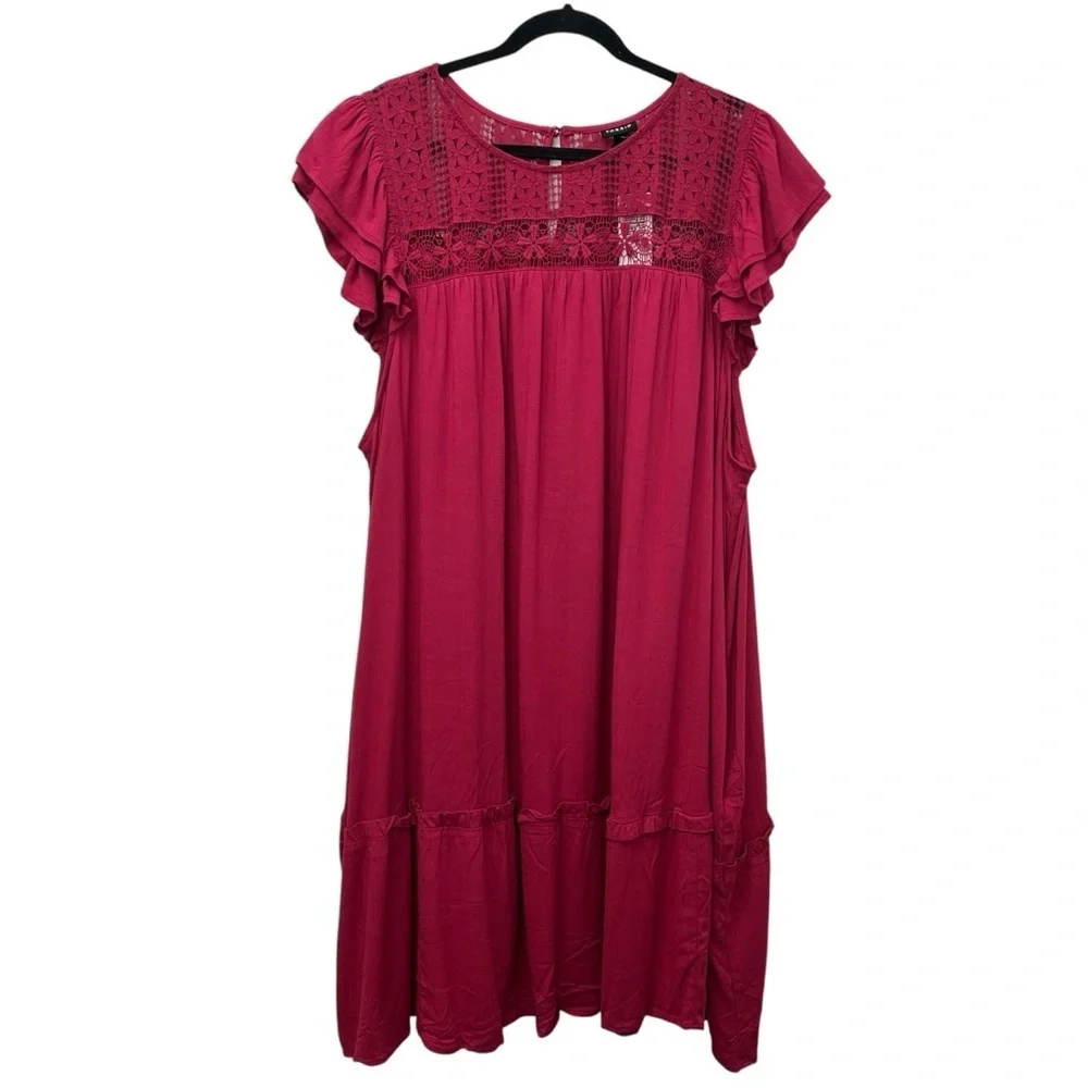 Torrid Pink Mini Dress - Picture 2 of 12